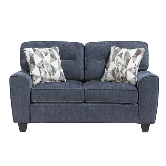 Vival Loveseat with Decorative Pillows by Homelegance