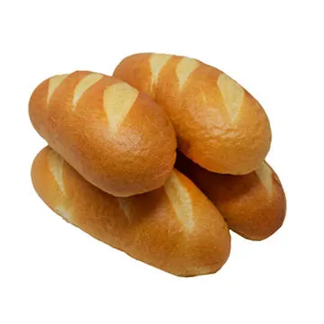 H-E-B Bakery White Submarine Rolls, 4 ct
