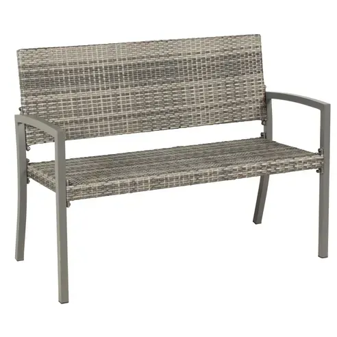 Gartenbank - anthrazit-grau - 110 cm