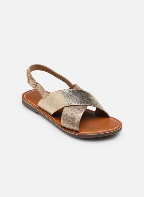 Sandalen S-FANNY dames goud en brons