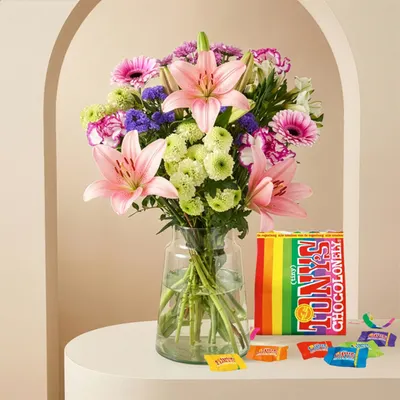 Boeket Luchtkus | Tony's Chocolonely - Tiny Tony's Pouch