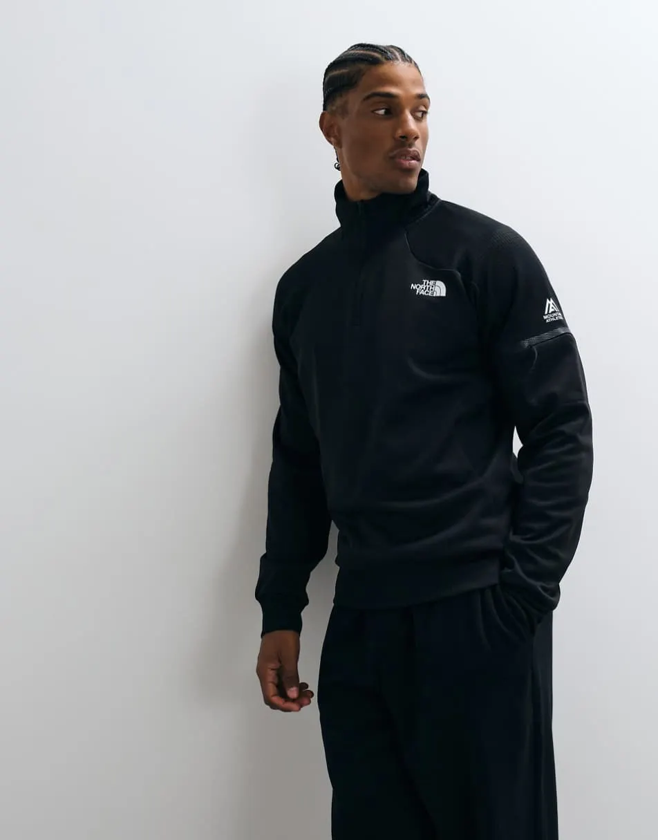 The North Face Mountain Atheltics 1/4 zip fleece in black