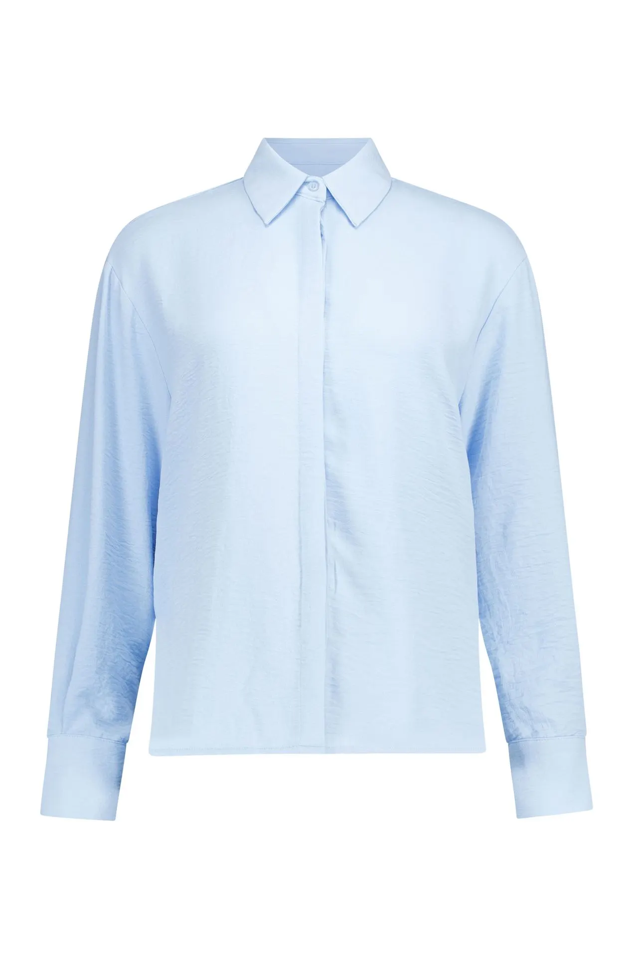 Lichtblauwe blouse