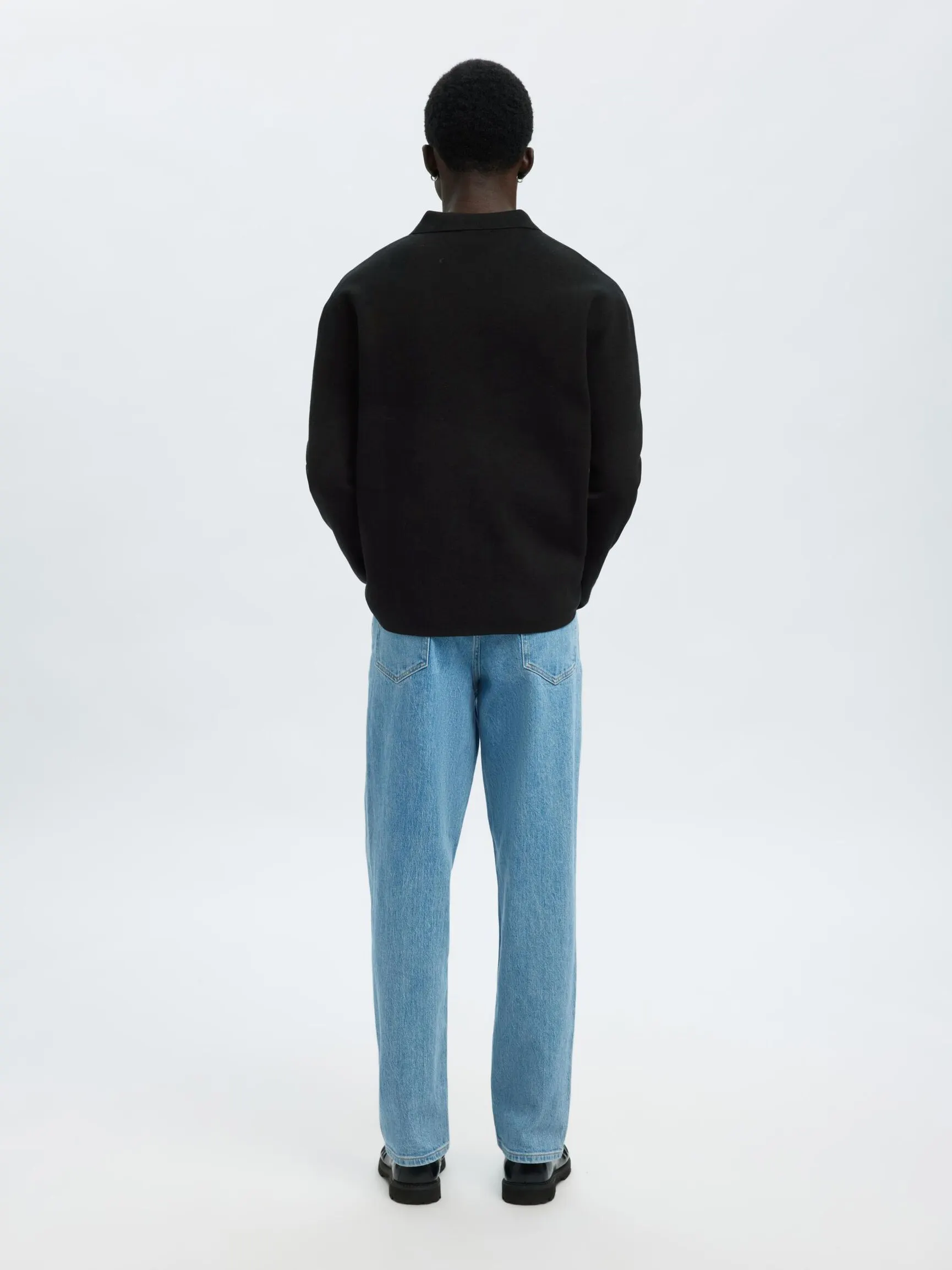 RELAXED FIT STRIKKET CARDIGAN