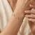 Armband in edelstaal, vlinders
