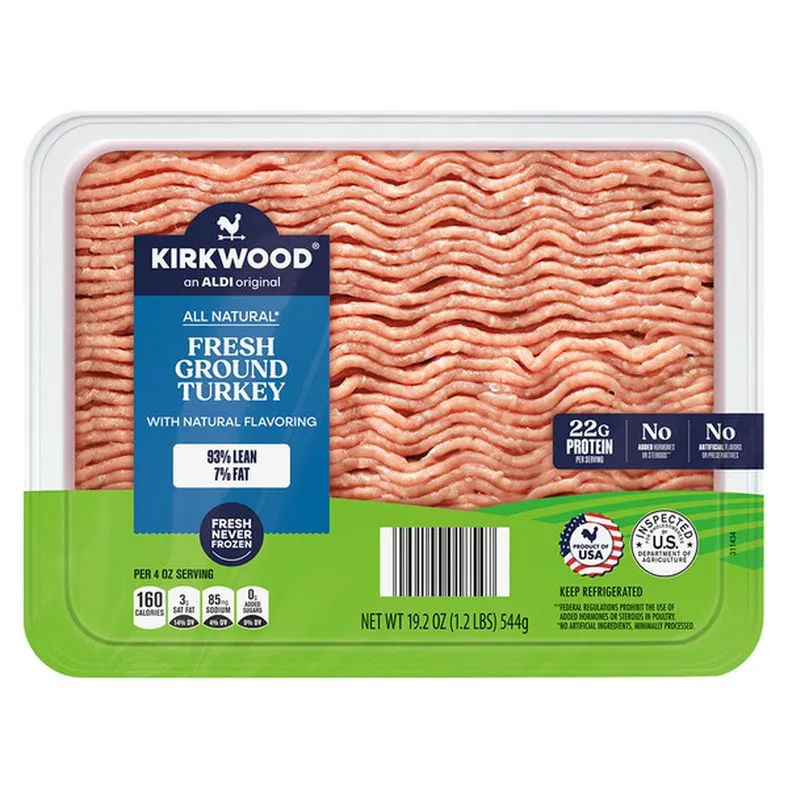 Kirkwood Fresh 93% Lean Ground Turkey