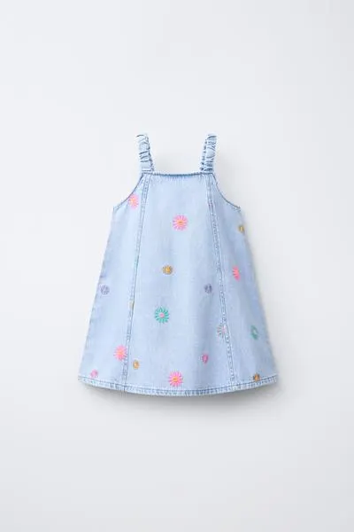 CROCHET KNIT DRESS WITH SEA MOTIFS