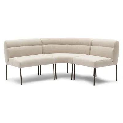 Eetkamerbank Mia sneak beige 80 cm