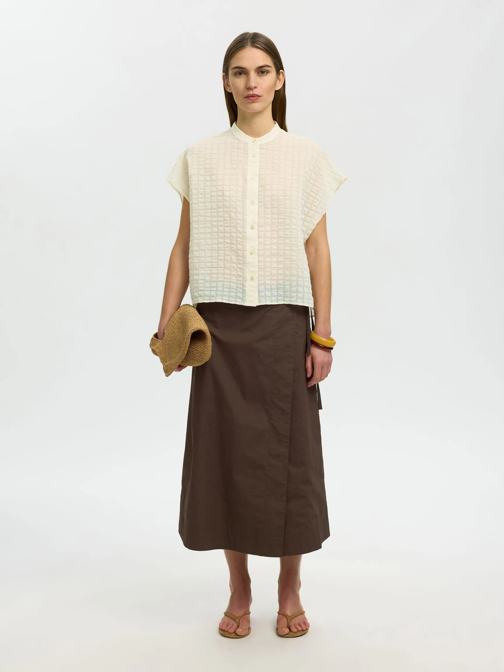 OVERSIZED KORTERMET SKJORTE