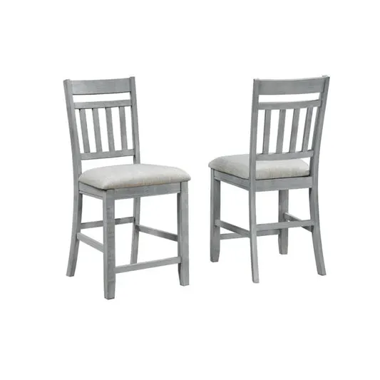 Riverdale 24" Pub Chair Set by Vilo Home - Gray