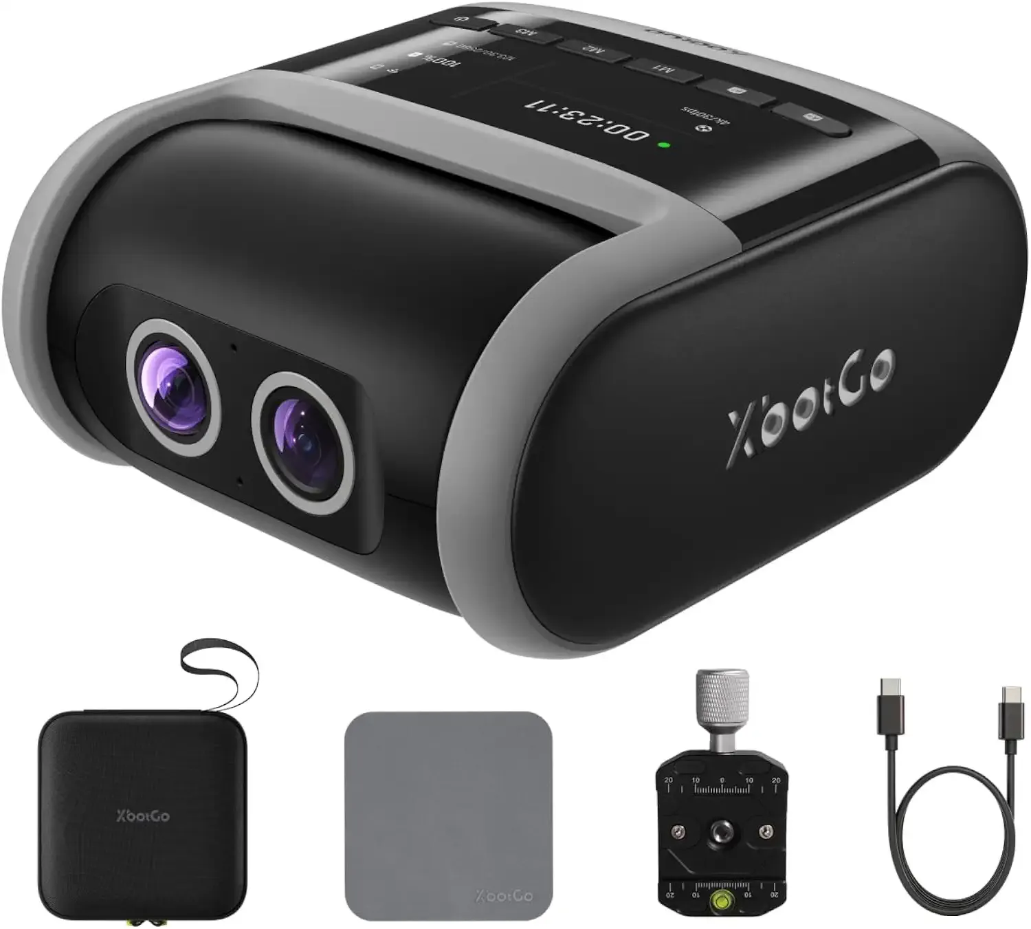 XbotGo Falcon All-in-One AI Action Camera, 4K Sports Camera | All-in-one AI action camera with 4K dual-lens recording, auto tracking, live streaming, and smart sports capture.