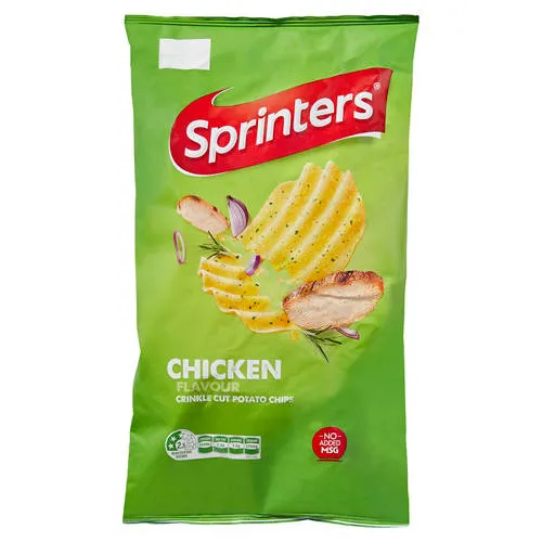 Crinkle Cut Potato Chips Chicken 230g