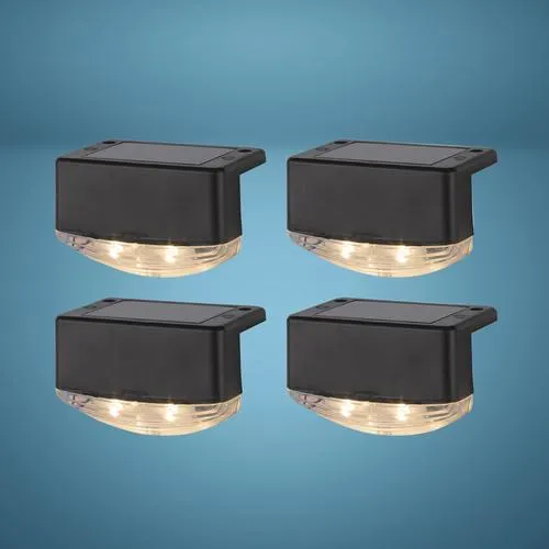 Patriot Lighting® Solar Integrated LED Rail Landscape Light - 4 pack