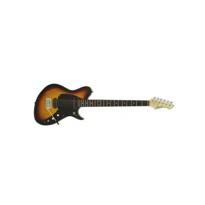 ARIA PRO II J- BARITONE ELECTRIC GUITAR - 3 TONE SUNBURST