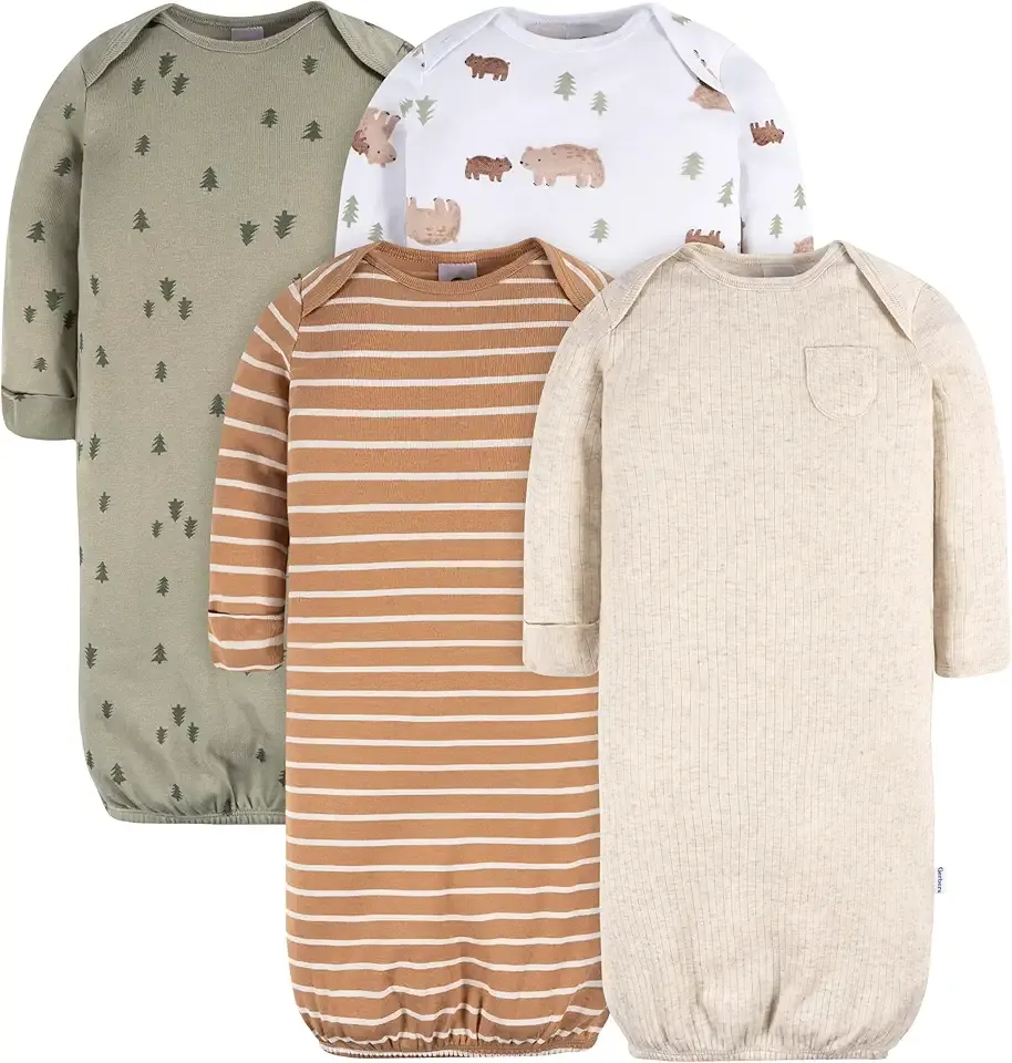 Baby-Boys 4-pack Sleeper Gown