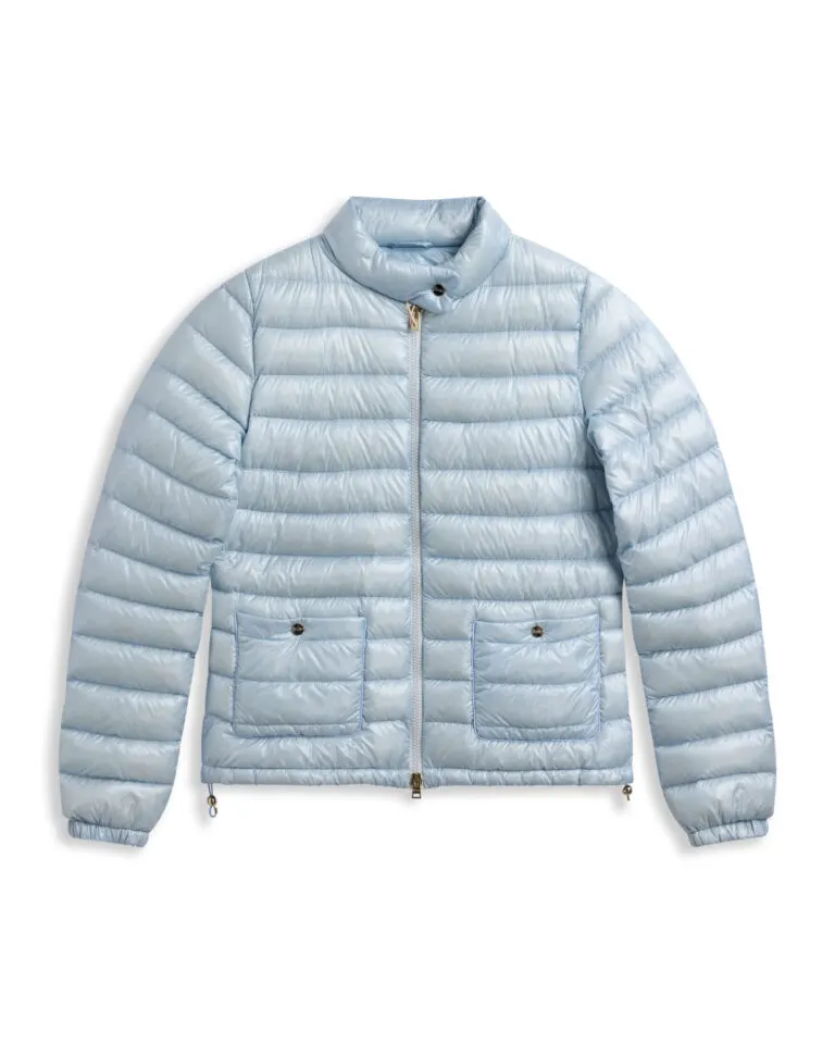 Bomber Jacket In Nylon Ultralight - Lyseblå