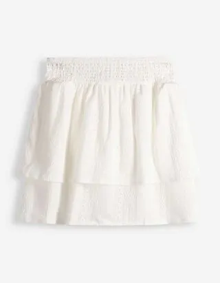 Gonna - Pizzo traforato - Bianco sporco