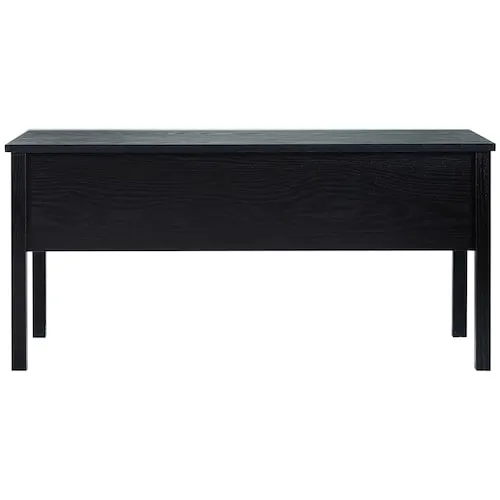 HOMCOM Modern Lift Top Coffee Table Desk With Hidden Storage Compartment Black