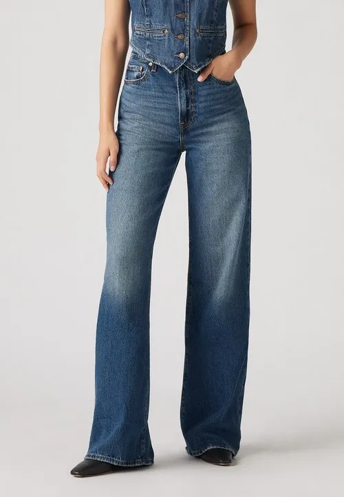 RIBCAGE WIDE LEG - Wide leg - polar perimiter