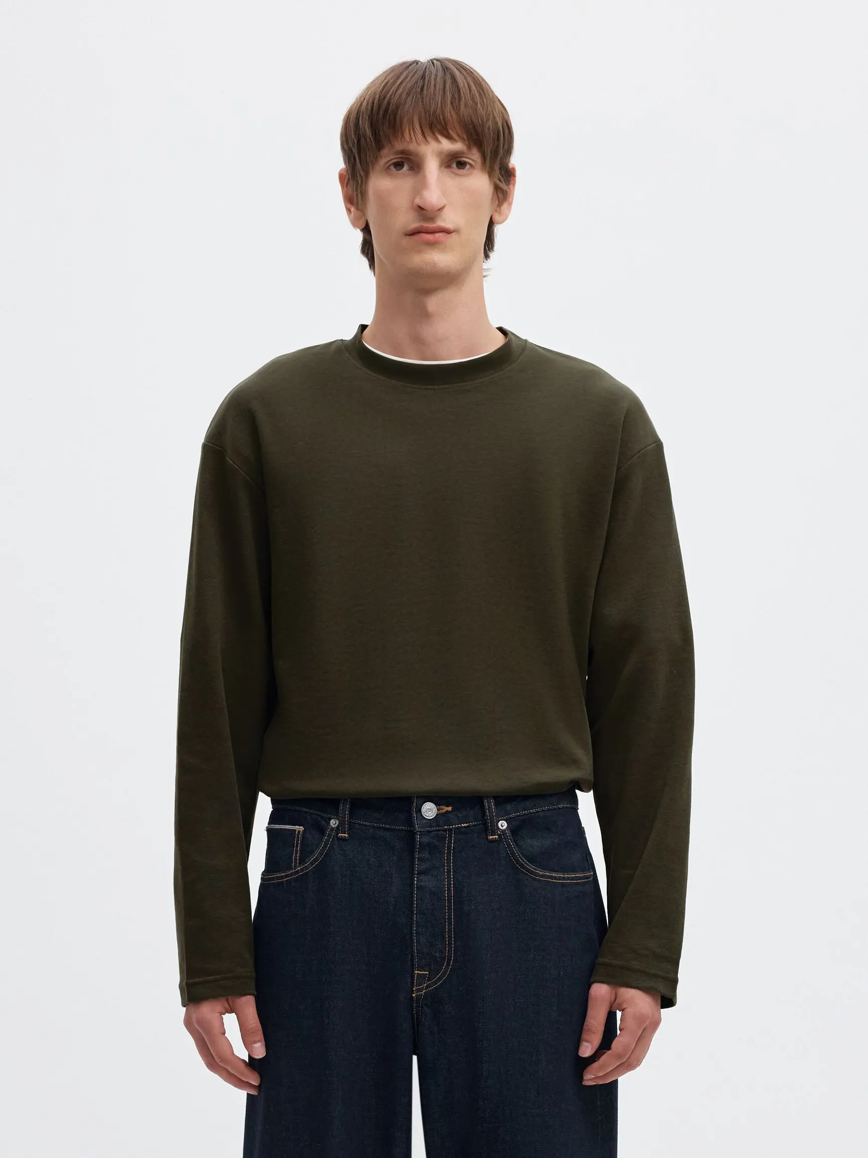 LOOSE FIT LANGERMET T-SKJORTE