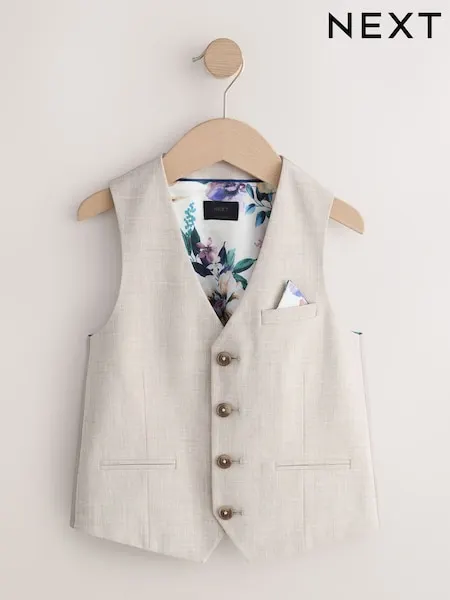 Neutral Waistcoat (12mths-16yrs)