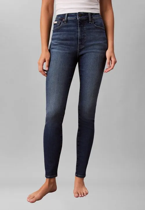 HIGH RISE SKINNY - Jeans Skinny Fit - midtown blue