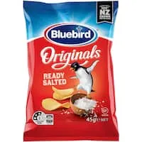 bluebird originals chips ready salted 45g