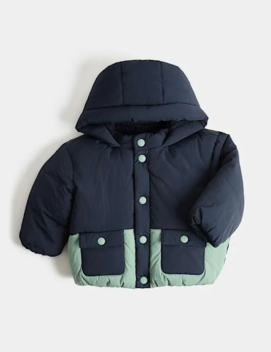 Midweight Padded Hooded Coat (0-5 Yrs)