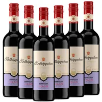 Rotwein Dornfelder halbtrocken - 6er Karton