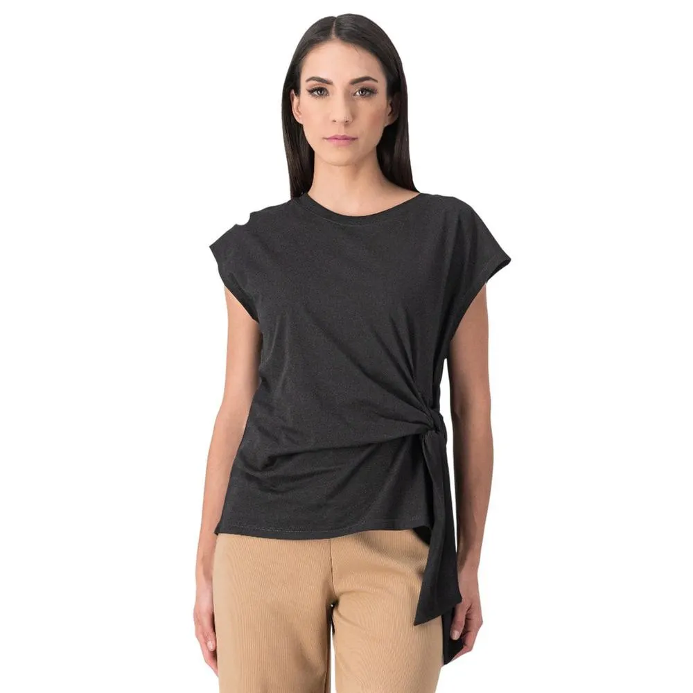 Blusa Mxstaza Mujer Cuello Redondo Diseño Liso