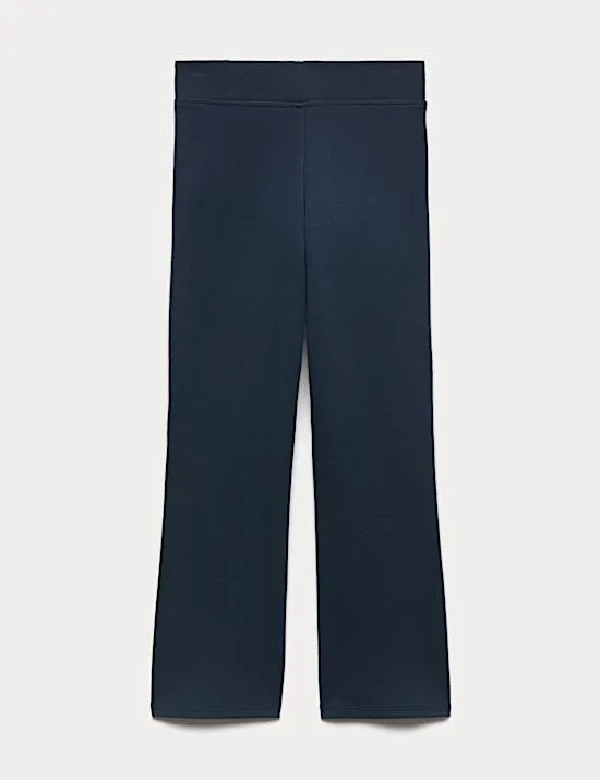 Girls' Regular Leg Jersey School Trousers (2-16 Yrs)