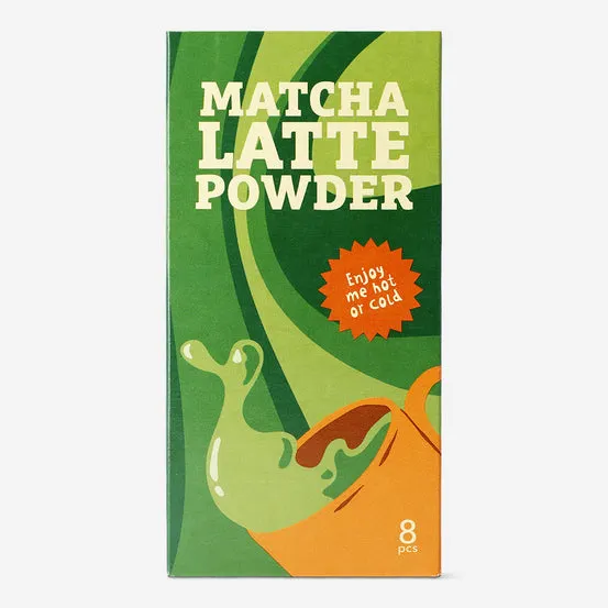 Matcha latte pulverpinner