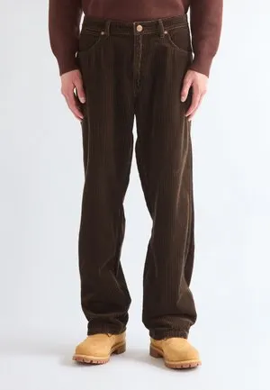 LOOSE STRAIGHT - Løst sittende jeans - coffee