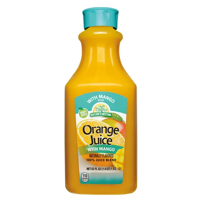Nature's Nectar Orange Juice with Mango