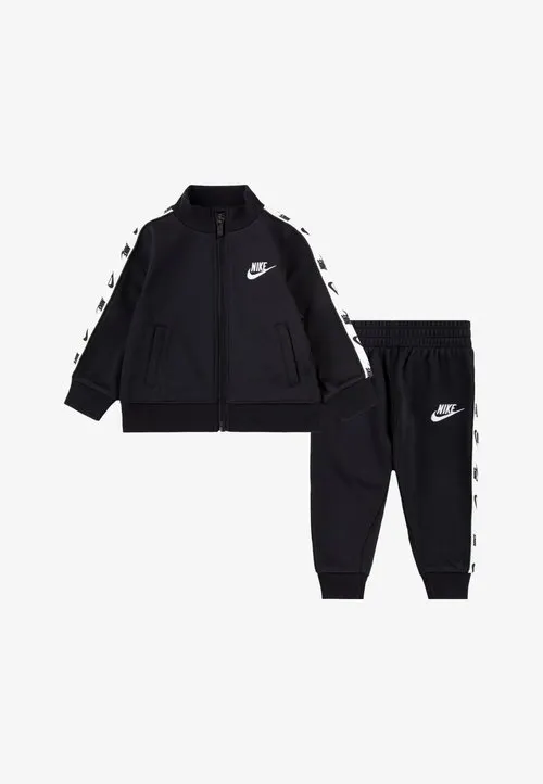 FULL ZIP WITH LOGO TAP UNISEX - Sweatjakke - black