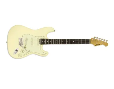 ARIA STG-62 ST-STYLE ELECTRIC GUITAR - TW - VINTAGE WHITE