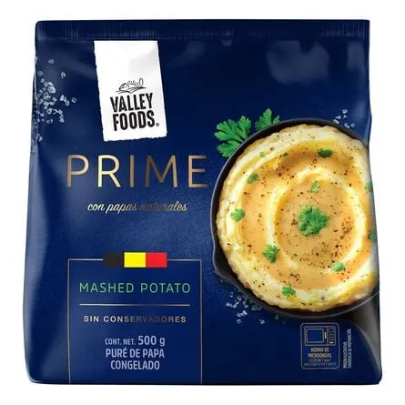 Puré de Papa Congelado Valley Foods Prime 500 g