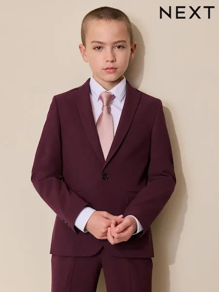Berry Red Suit Jacket (12mths-16yrs)