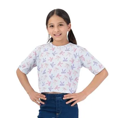 Playera Fantastic Niña Diseño Full Print Manga Corta