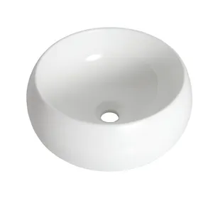 Lavabo de sobreponer Lune brillante 40x15.5x40 cm