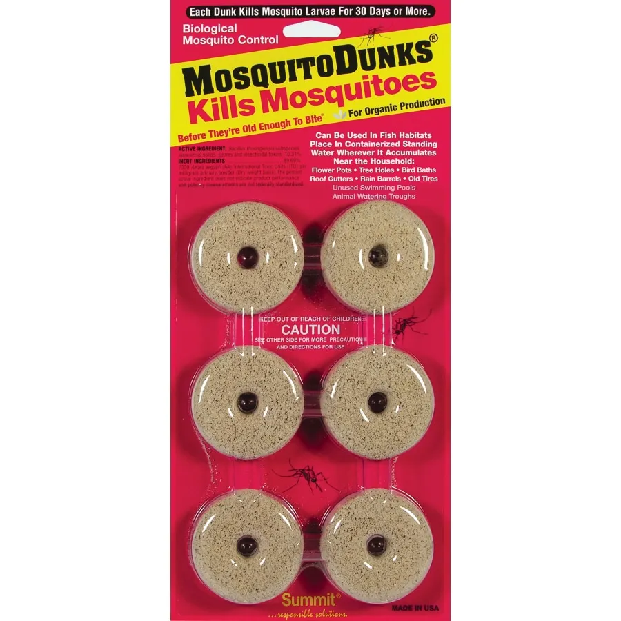 Organic Natural Ready to use Mosquito killer 6 -Count 6 -Pack