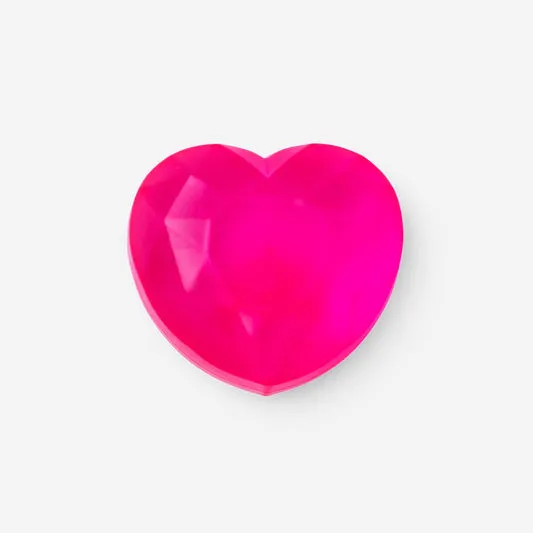 Press me toy - Pink gem heart