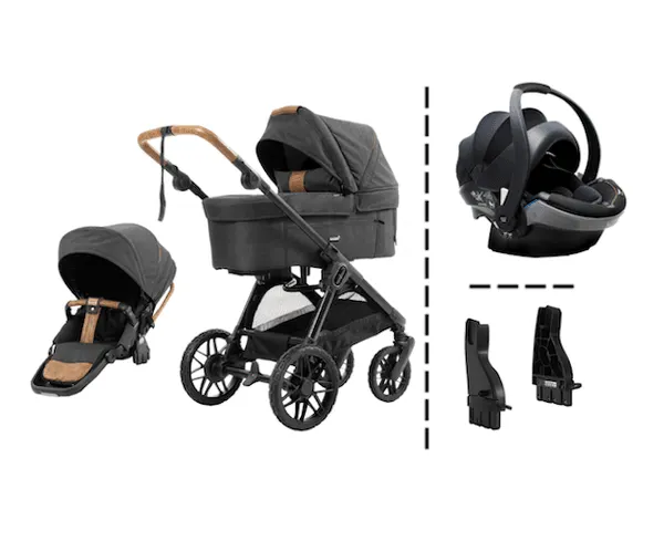 Emmaljunga 26 | Sento Pro Kombi + Bilstol Pakke | Ergo+ Outdoor Trek