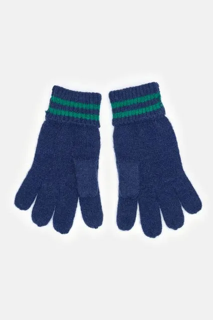 Kids handschoenen met 2 strepen