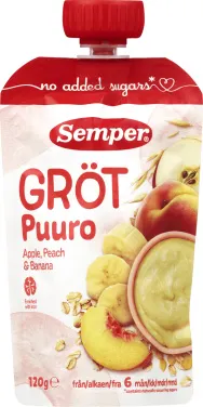 Grøt Eple&Fersken