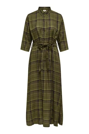 Vestido midi camisero