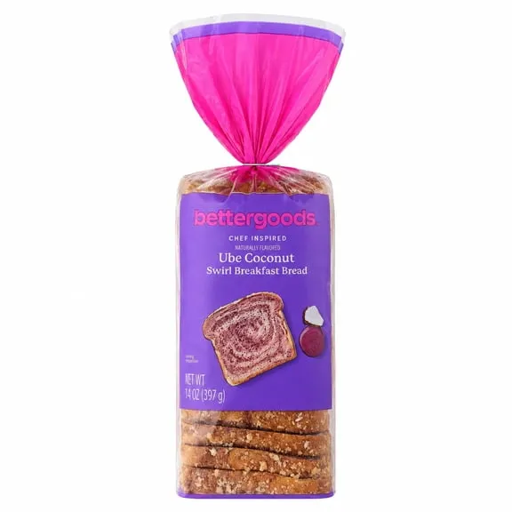 bettergoods Ube Coconut Breakfast Bread, 14 oz $5.23 37.4 ¢/oz