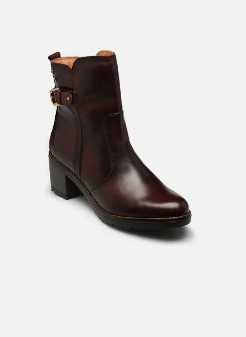 Enkellaarzen en boots LLANES W7H-8865 dames bruin