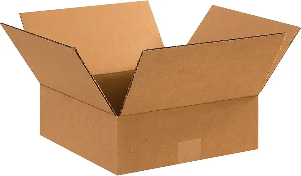 TAPE LOGIC 12 x 12 x 4 Corrugated Cardboard Boxes, Flat 12"L x 12"W x 4"H, Pack of 25 | Shipping, Packaging, Moving, Storage Box for Home or Business, Strong Wholesale Bulk Boxes