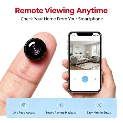 V16 GPS Portable Mini Surveillance Camera, HD Wide-angle Lens with Infrared Night Vision, Real-time Remote Viewing on Mobile Phones, Synchronized Audio and Video Recording, Suitable for Home Security, Pet Care, Baby Monitoring Scenarios